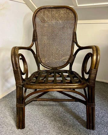 Veeloo - Fauteuil - Rotin, Bois - Fauteuil en rotin - Veeloo