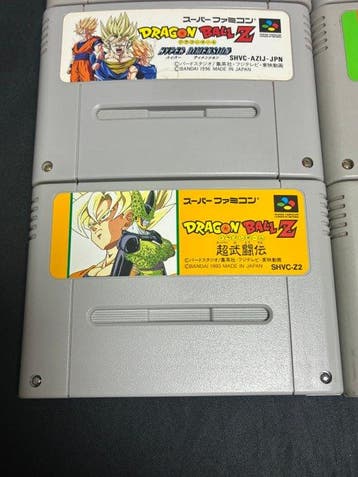 Nintendo - Super Famicom - 8 Games - Dragon Ball Z, Batman, Games en Spelcomputers, Nieuw