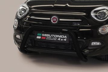Pushbar | geschikt voor Fiat | 500X 15- 5d suv. | RVS zwart, Verzenden
