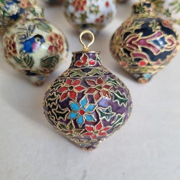Décoration de Noël (11) - Métal, Émail - Boules de Noël, Nieuw