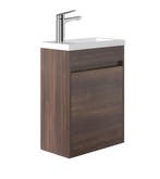 SALE - Seki 40 - Walnoot - Toiletmeubel -, Doe-het-zelf en Bouw, Ophalen of Verzenden, Nieuw