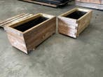 Veiling - 2x Garlux vuren bloembak geïmpregneerd 100x50x45c, Tuin en Terras, Nieuw