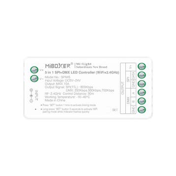 MI-LIGHT MAGIC LEDSTRIP CONTROLLER 5 in 1+DMX+WIFI, Verzenden