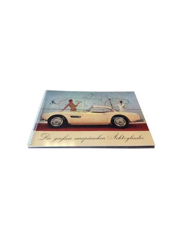 1957 BMW 502 503 507 V8 BROCHURE DUITS, Ophalen of Verzenden
