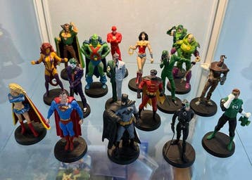 Eaglemoss - Batman, Superman, Wonder Woman, The Joker, Green, Collections