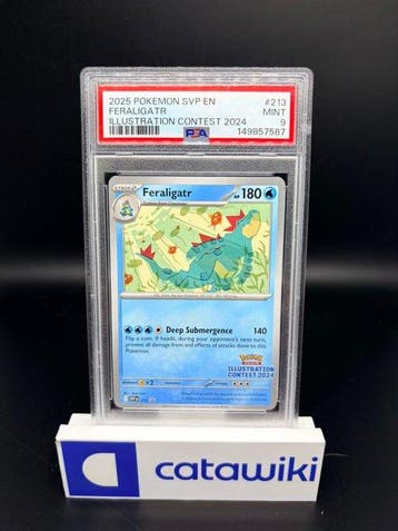 Pokémon - 1 Graded card - Feraligatr [Illustration Contest], Nieuw