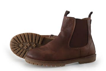 Milo &amp; Mila Chelsea boots Jongens in maat 33 Bruin, Verzenden, Jongen of Meisje, Schoenen, Zo goed als nieuw