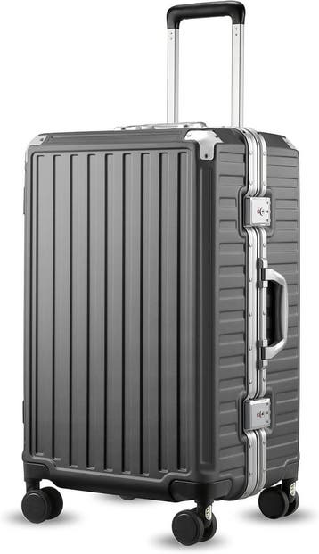 Luggex Trolley Aluminium | Tweede kansje | OP = OP, Gebruikt, Hard kunststof, Verzenden, 45 tot 55 cm
