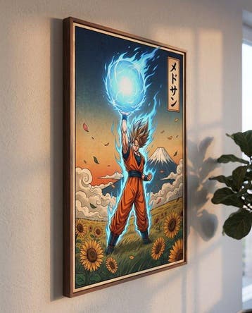 MEDSAN - Sangoku aux Tournesols () - UNIQUE WORK, Antiek en Kunst