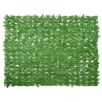 vidaXL Balkonscherm met groene bladeren 200x150 cm, Tuin en Terras, Verzenden, Nieuw