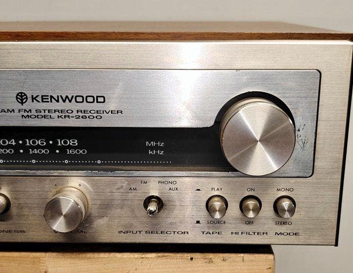 Kenwood - KR-2600 Solid state stereo receiver, TV, Hi-fi & Vidéo, Radios