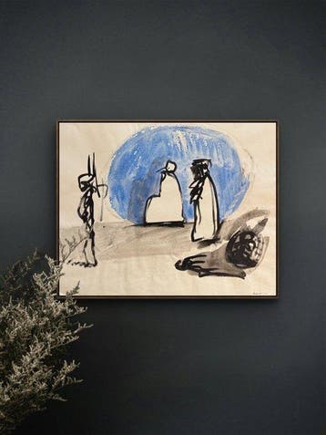 Marcus de Vestele (1941-2024) - Scène Cobra – Personnages au