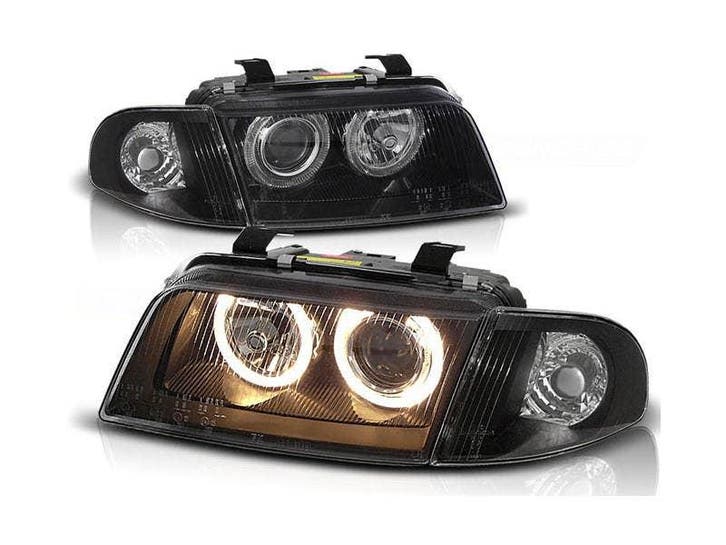 Angel Eyes koplamp units Black geschikt voor Audi A4, Autos : Pièces & Accessoires, Éclairage, Envoi
