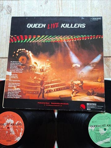 Queen - Live Killers 2-LP (German first pressing 1979) -