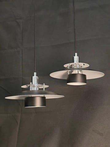 Halo - Plafondlamp (2) - Model Sorup - Poedergecoat staal -