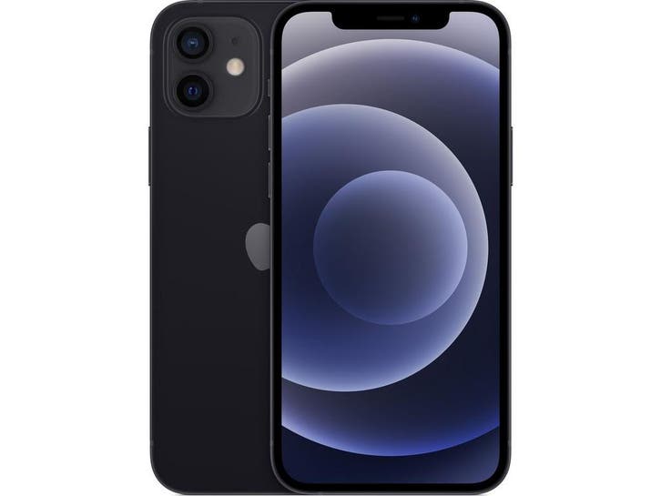 Apple iPhone 12 - Refurbished - 64GB - Zwart, Telecommunicatie, Mobiele telefoons | Apple iPhone, Zo goed als nieuw, Verzenden