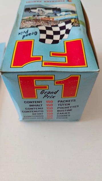1980 Panini F1 Grand Prix Ayrton Senna Originele verpakking, Nieuw