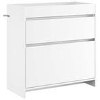 vidaXL Badkamer Onder Het Wastafel Kast Wit 78,5 x 37,5 x 81, Verzenden, Nieuw
