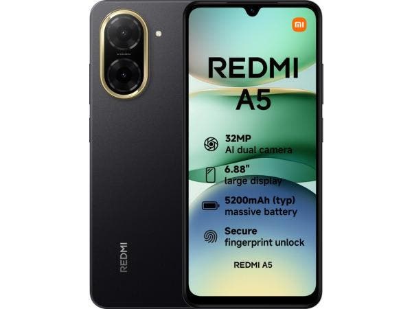 Veiling - Xiaomi Redmi A5 - 3GB/64GB - Zwart, Telecommunicatie, Mobiele telefoons | Overige merken