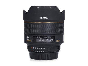 Sigma 14mm f/2.8 EX HSM Aspherical - Nikon F - Groothoeklens, Audio, Tv en Foto, Ophalen of Verzenden, Zo goed als nieuw