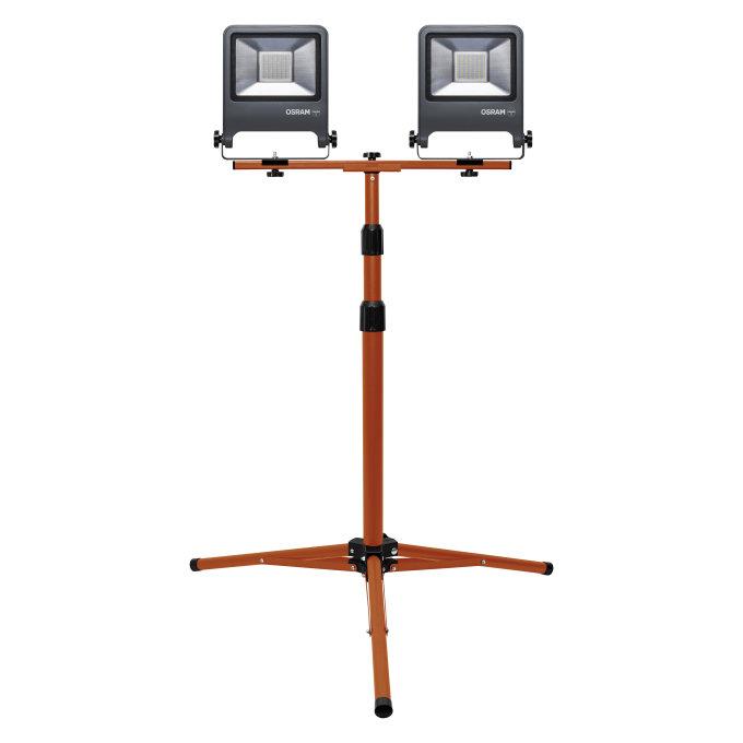 Ledvance 2X50W LED Bouwlamp op statief, Bricolage & Construction, Éclairage de chantier, Enlèvement ou Envoi