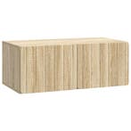 vidaXL Wandmontage TV-kast Sonoma Eiken 78,5 x 41 x 30 cm, Verzenden, Nieuw