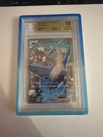 Pokémon - 1 Graded card - Latios 19 - POP 1 Full art, First, Nieuw