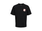 Veiling - Jack &amp; Jones Canon Wide Fit Tee Zwart - M, Nieuw