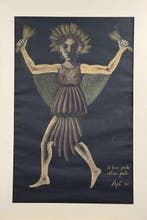 Corrado Cagli (1910-1976) - 12 donne Greche, Ultimo quadro