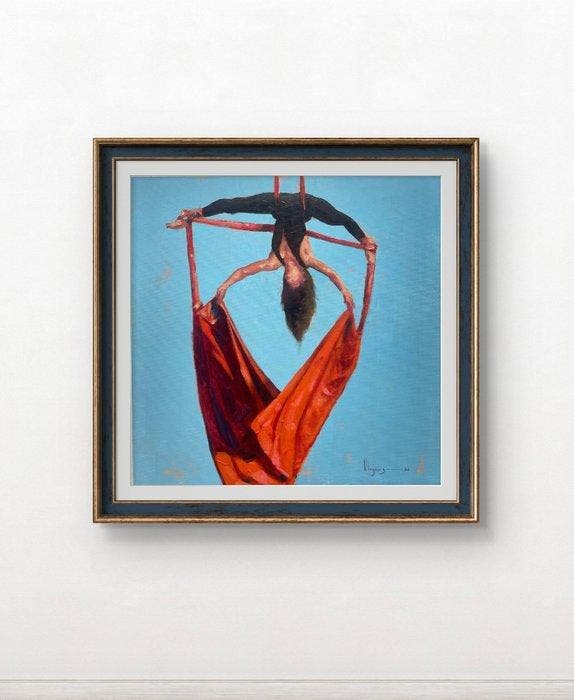Cristian Mesa Velazquez (XX-XXI) - Suspensión Carmesí, Antiquités & Art, Art | Objets design