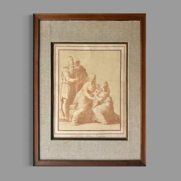 Francesco Rosaspina (1762-1841) u - La Sacra famiglia con i