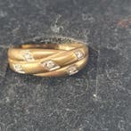 Zonder minimumprijs - Ring - 9 kt. Geel goud - 0.35ct. tw., Nieuw