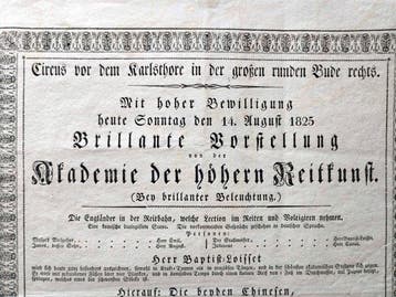 Brillante Vorstellung von der Akademie der höhern Reitkunst