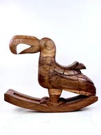Chaise à bascule - Bois - Pélican, Antiek en Kunst