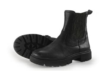 Keq Enkellaarzen Meisjes in maat 33 Zwart, Verzenden, Schoenen