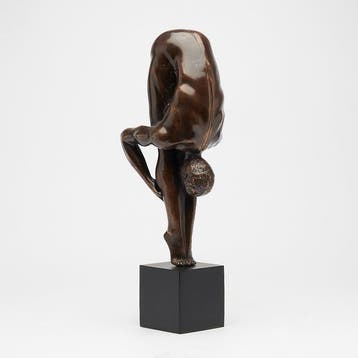 Sculpture, NO RESERVE PRICE - Sculpture of a Bronze Diver -, Antiquités & Art