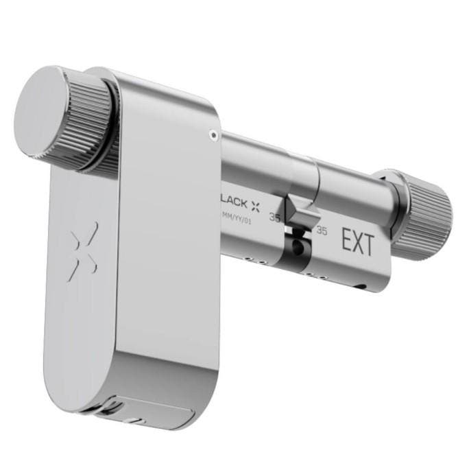 Black X smart lock 35/35mm - 45/45mm chroom, Services & Professionnels, Réparation & Entretien | Serrures