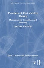 Multivariate Applications Series- Frontiers of Test Validity, Verzenden, Zo goed als nieuw, Keith A. Markus