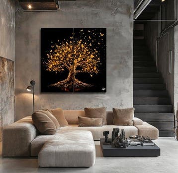 PLM-Art - Dipt Arbre de vie XXL