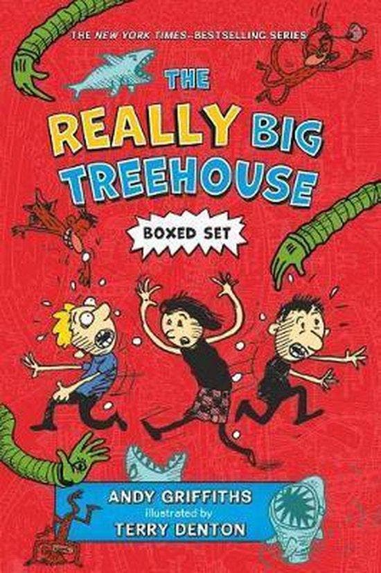Really Big Treehouse Box Set 9781250313584 Andy Griffiths, Boeken, Taal | Engels, Zo goed als nieuw, Verzenden