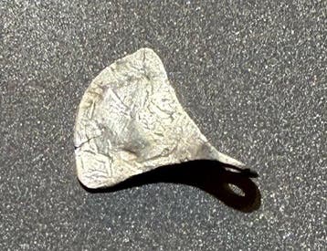 Époque Viking Argent Amulette rare de guerrier façonnée en
