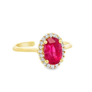Zonder minimumprijs - Ring - 18 karaat Geel goud - 2.30ct., Nieuw