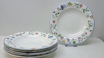 Villeroy & Boch - Bord (6) - Mariposa - Beenderporselein -, Antiek en Kunst