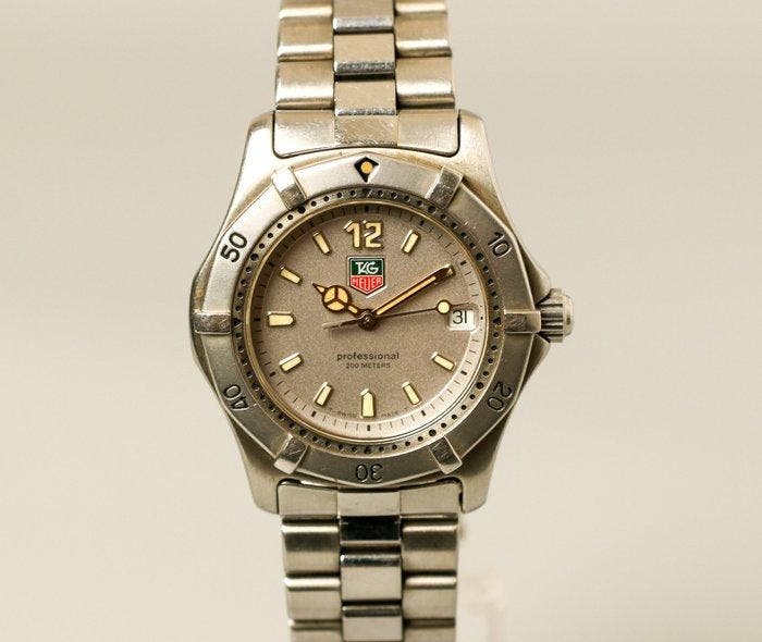 TAG Heuer - Professional - Sans prix de réserve - WK1212 -, Handtassen en Accessoires, Horloges | Antiek