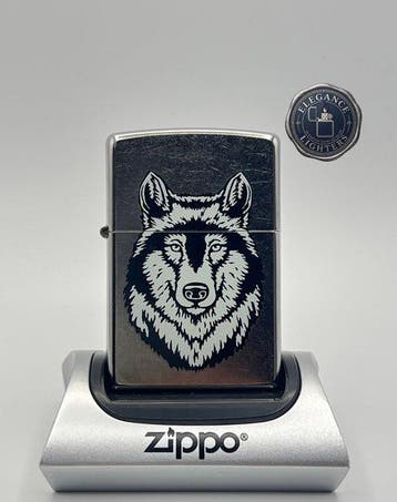Zippo, No Reserve Price - Wolf Head (2015) - Unfired NOS, Nieuw