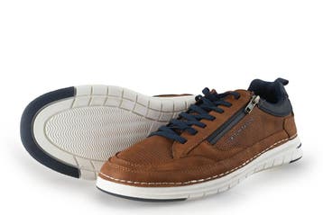 Tom Tailor Veterschoenen in maat 44 Cognac, Kleding | Heren, Schoenen, Overige kleuren, Verzenden, Tom Tailor, Zo goed als nieuw