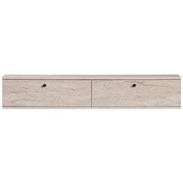 Evila TV-meubel - Beige - Nieuw/Ongebruikt - Melamine/Metaal, 100 tot 150 cm, Verzenden, Nieuw, Scandinavisch