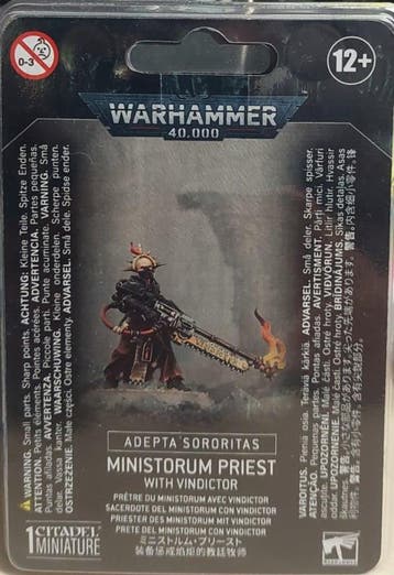 Adepta Sororitas Ministorum Priest with vindictor (Warhammer, Ophalen of Verzenden