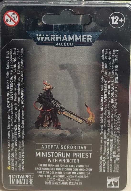 Adepta Sororitas Ministorum Priest with vindictor (Warhammer, Hobby en Vrije tijd, Wargaming, Ophalen of Verzenden