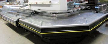 Modena zelfbediening Hoekkoeltoonbank - B250 x D250 x H90 cm, Nieuw